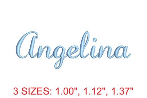 Angelina Embroidery Font: A Guide to Its Elegant Script Style