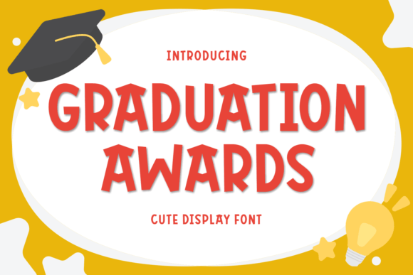 Celebrate Academia with the Graduation Awards Font