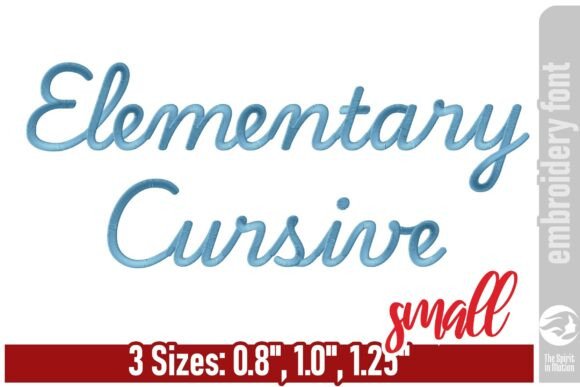 Elementary Cursive Embroidery Font - S: A Designer's Guide