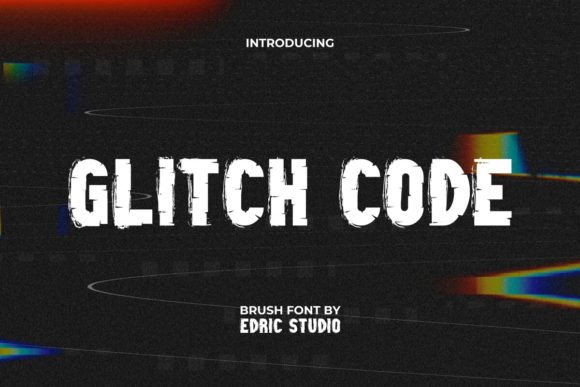 Glitch Code: The Techno-Sci-Fi Font with Digital Edge