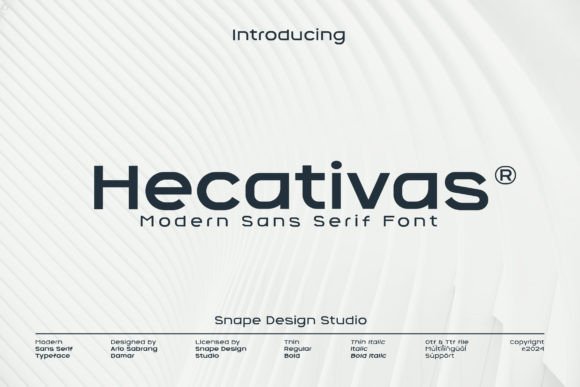 Hecativas: The Modern Sans Serif for Clear, Stylish Communication