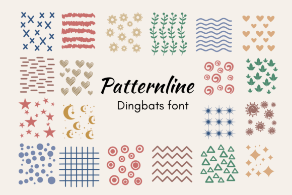 Patternline: The Quirky Dingbats Font for Standout Design