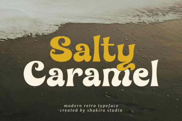 Salty Caramel: A Modern Retro Typeface for Distinctive Branding