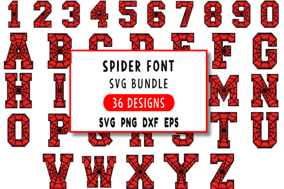 Spider Font SVG: The Ultimate Spider Web Font for Spooky Designs