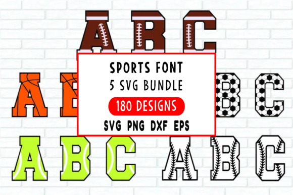 Sports Font SVG Bundle: Unlock Creative Momentum