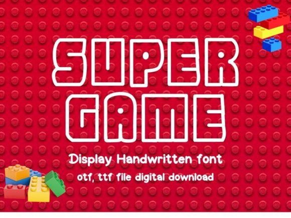 Super Game: The Font That Builds Playful Connections